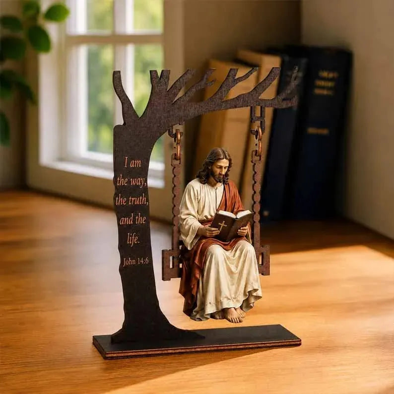 📚Last Day 60% OFF - Christian Jesus Swing Ornament