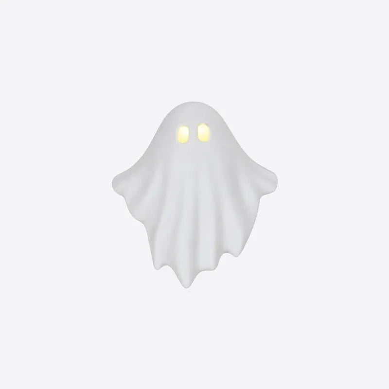 Luminous Ghost Ornament – Cute LED Halloween Tabletop Decor for Mantel, Shelf & Entryway