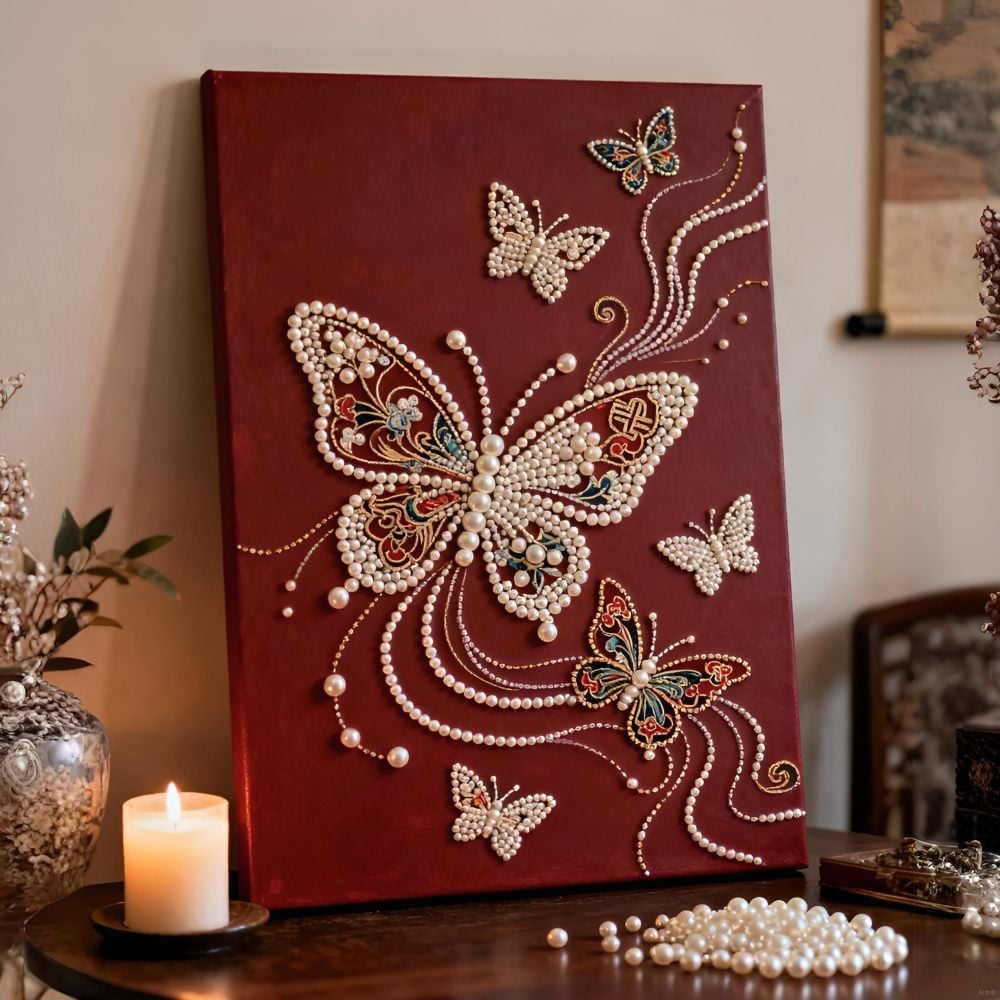 🏰✨DIY Beaded Art Kit - Castle Pearl Painting