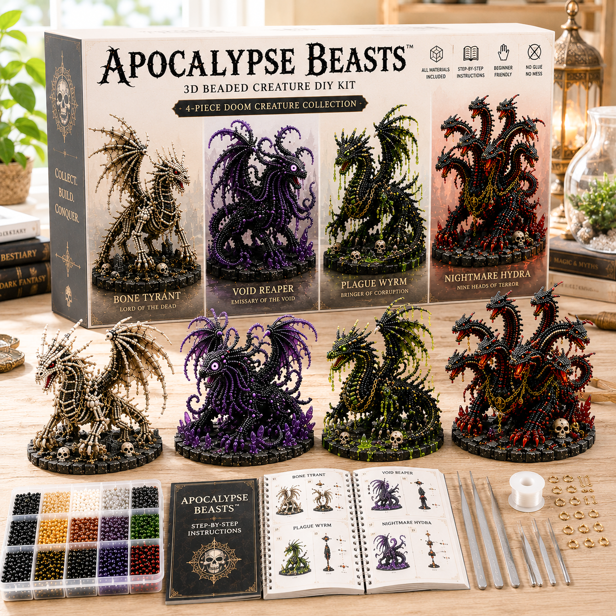 3D Beaded Animal & Fantasy DIY Collection