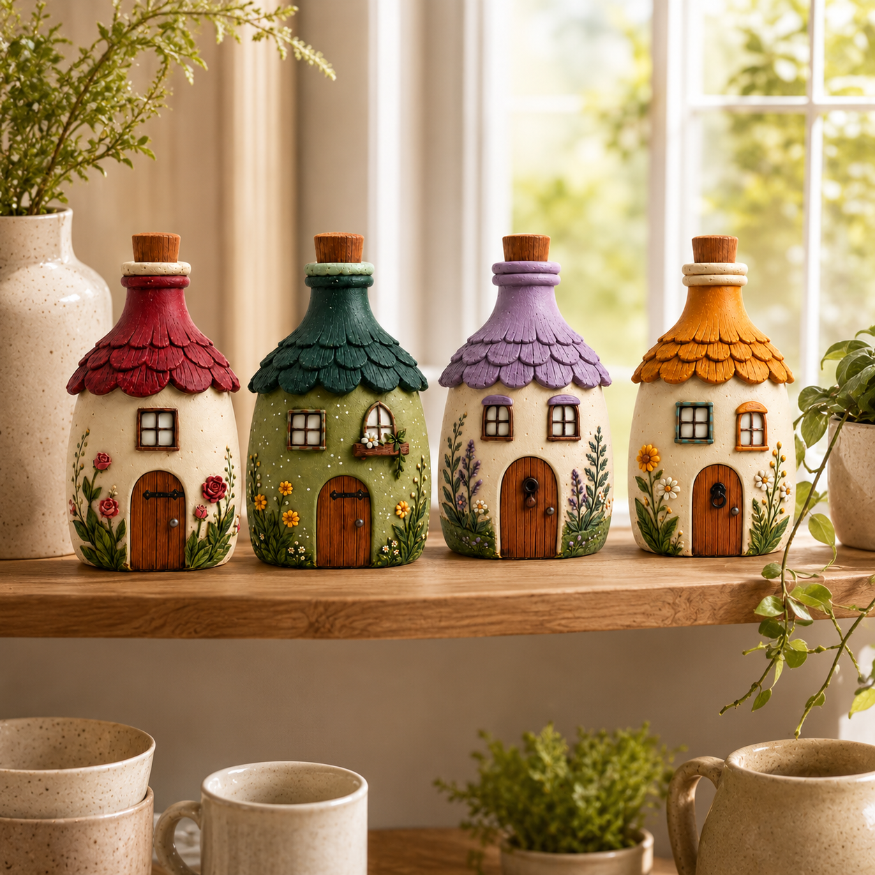 Lighted Storybook Cottage Figurine