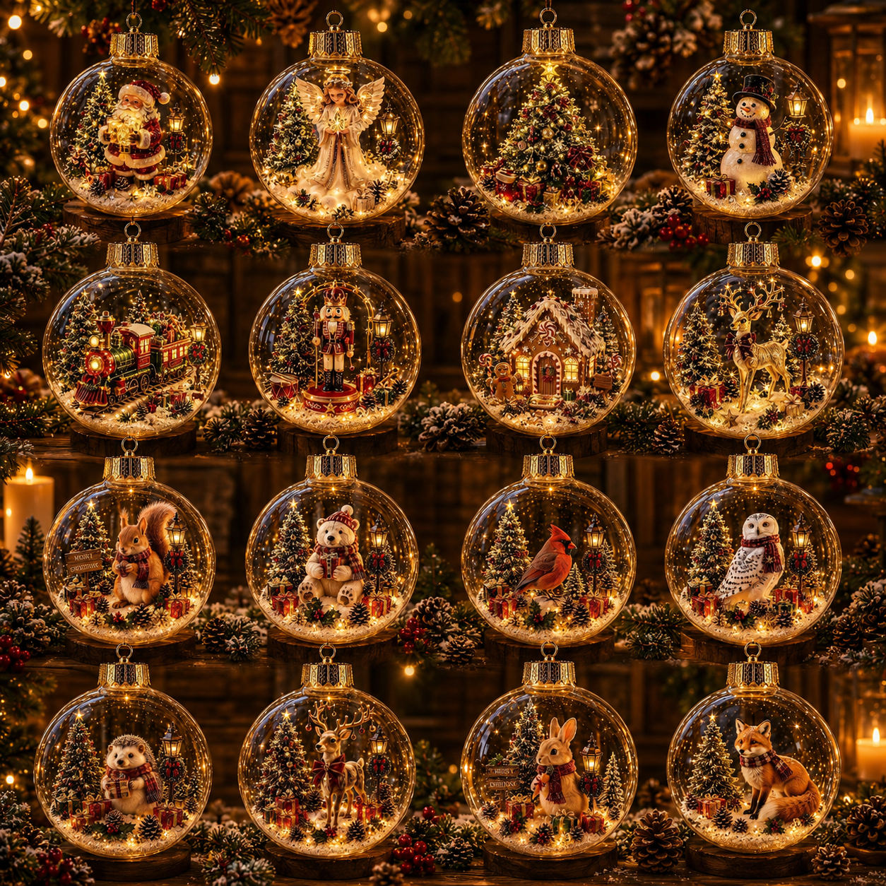 ๐2027 Glowing Christmas Ornament โ A Tiny Winter World in Your Hands