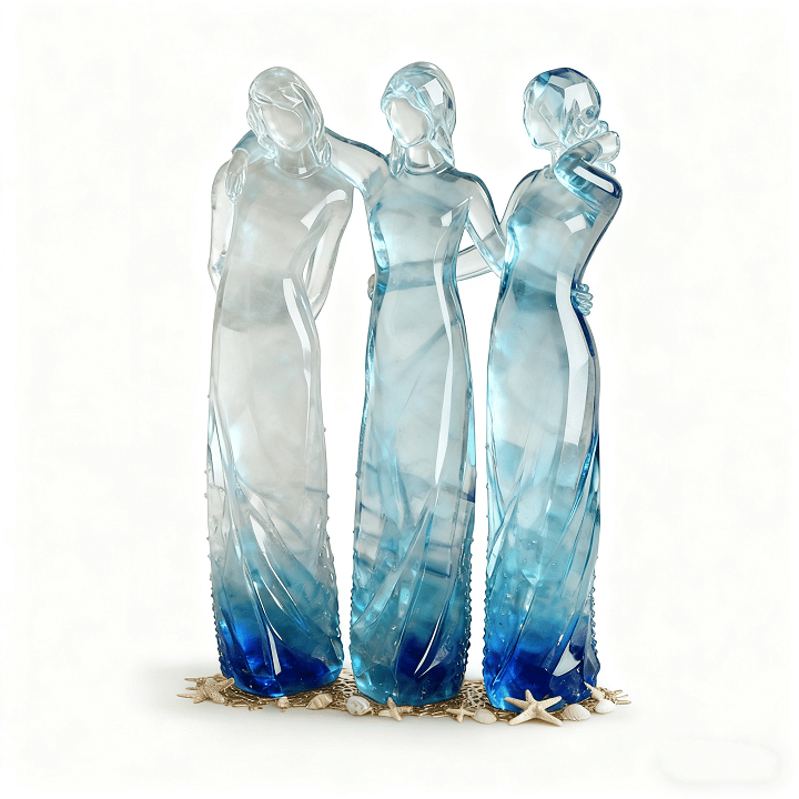 🔥LAST DAY 49% OFF🌊Sisters by My Side, Celebrates Friendships Three Sisters Sculpture