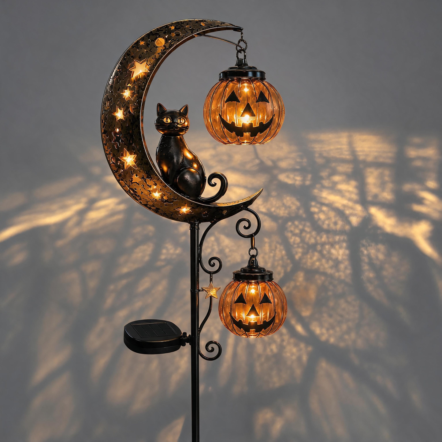 π Halloween Early Bird Sale | 49% OFF Pumpkin Moon Garden Stake Light