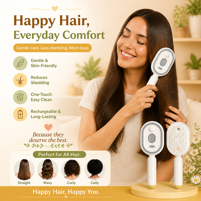 Moisture Spray Hair Massage Comb