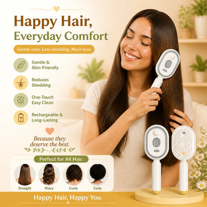 Moisture Spray Hair Massage Comb