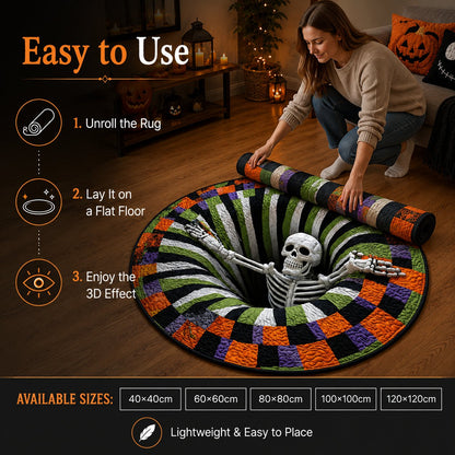 💀 Step Into the Scare — Turn Your Floor into a 3D Halloween Trap! 🎃