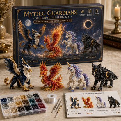 Enchanted 3D Beaded Animal DIY Family Craft Kit
