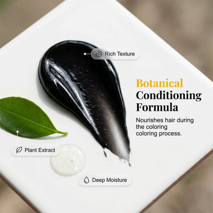 🌿 Plant-Based Comb-In Hair Dye – Easy, Gray Coverage, Nourishing Formula ✨