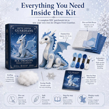🔥LAST DAY 50% OFF - ❄️Arctic Winter Guardians DIY Patchwork Kit✨