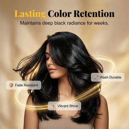 🌿 Plant-Based Comb-In Hair Dye – Easy, Gray Coverage, Nourishing Formula ✨