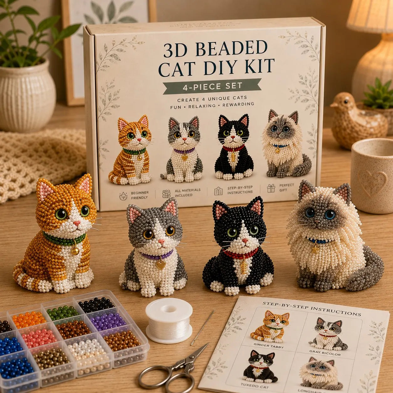 🐾 3D Beaded Pet DIY Kit