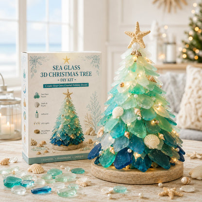 🌊🎄 DIY Sea Glass 3D Christmas Tree Kit