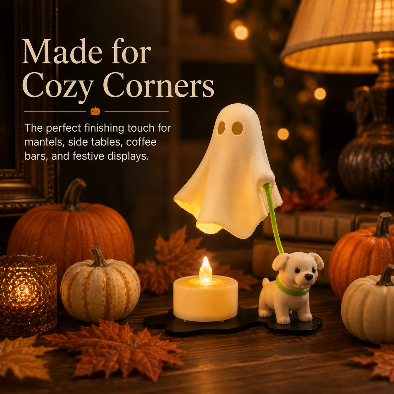 Halloween Puppy Ghost Ornament