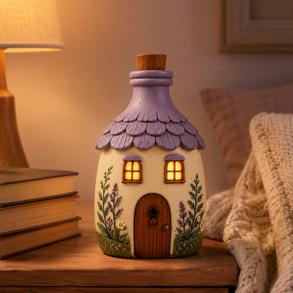 Lighted Storybook Cottage Figurine