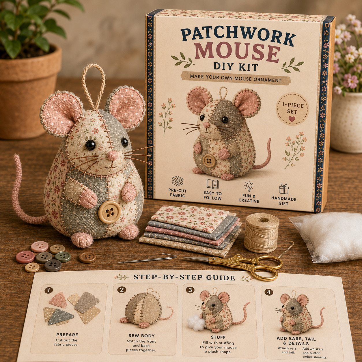 🐭🧵 Patchwork DIY Kit