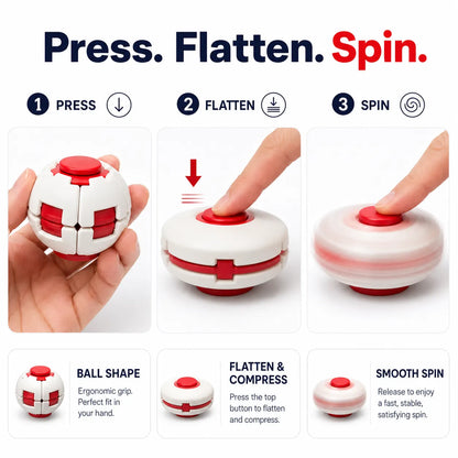 3D-Printed Push-and-Spin Stress Relief Ball