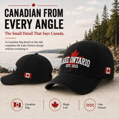 ❤️Lake Ontario Forever – 2027 fellime®Heritage Embroidered Cap🍁