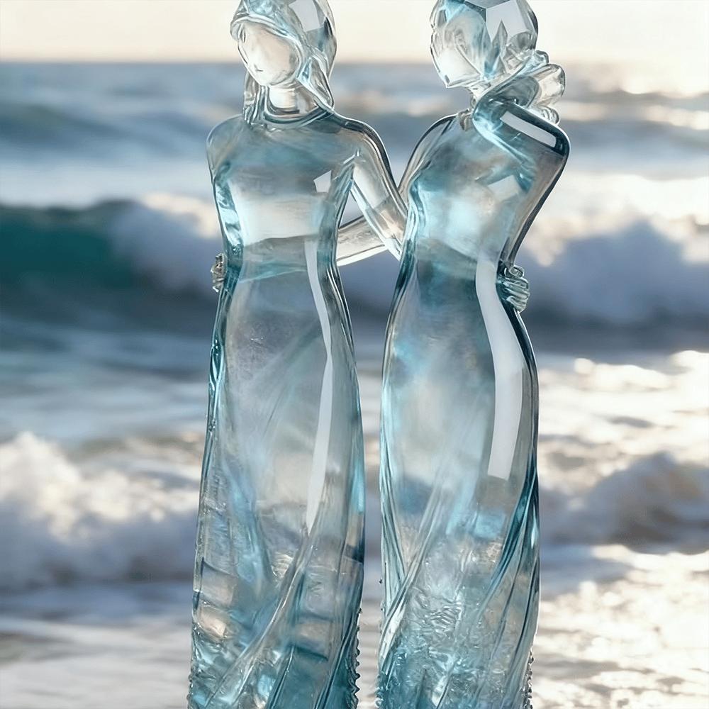 🔥LAST DAY 49% OFF🌊Sisters by My Side, Celebrates Friendships Three Sisters Sculpture