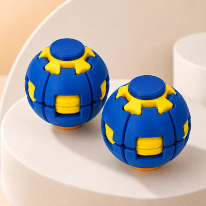 3D-Printed Push-and-Spin Stress Relief Ball