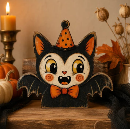 🔥Last Day 49% OFF🔥Vintage Halloween Wooden Character Tabletop Decor