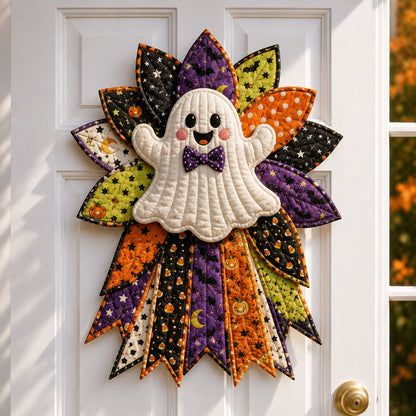 💥DIY Quilted Halloween Pumpkin Door Hanger Kit (✨Beginner-Friendly)