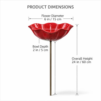 💖🎁2026 Mother's Day Gifts 50% Off--🎁Handmade Metal Flower Garden Stake🐦