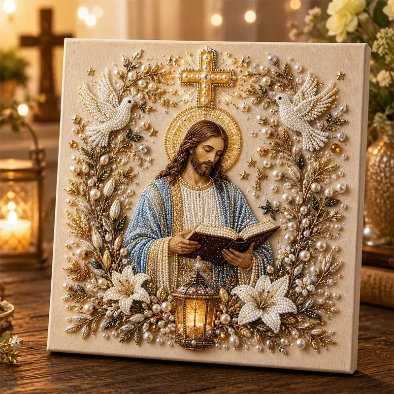 🙏Christian DIY Pearl Art Set