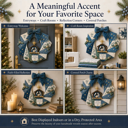 Christmas Fabric Wreath DIY Kit – A Keepsake You’ll Hang with Pride Year After Year💫