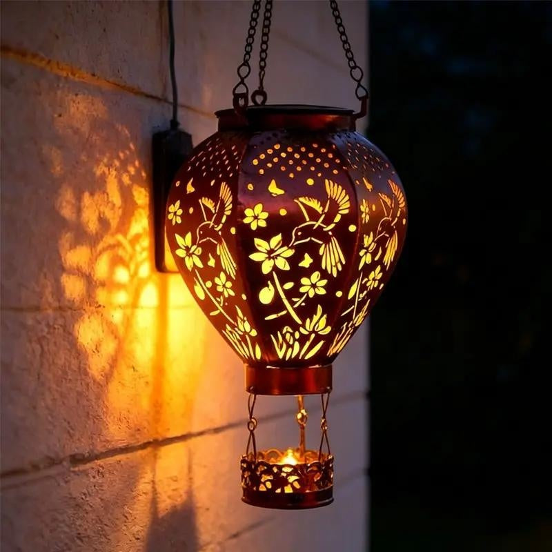 Solar-Powered Hot Air Balloon Lantern