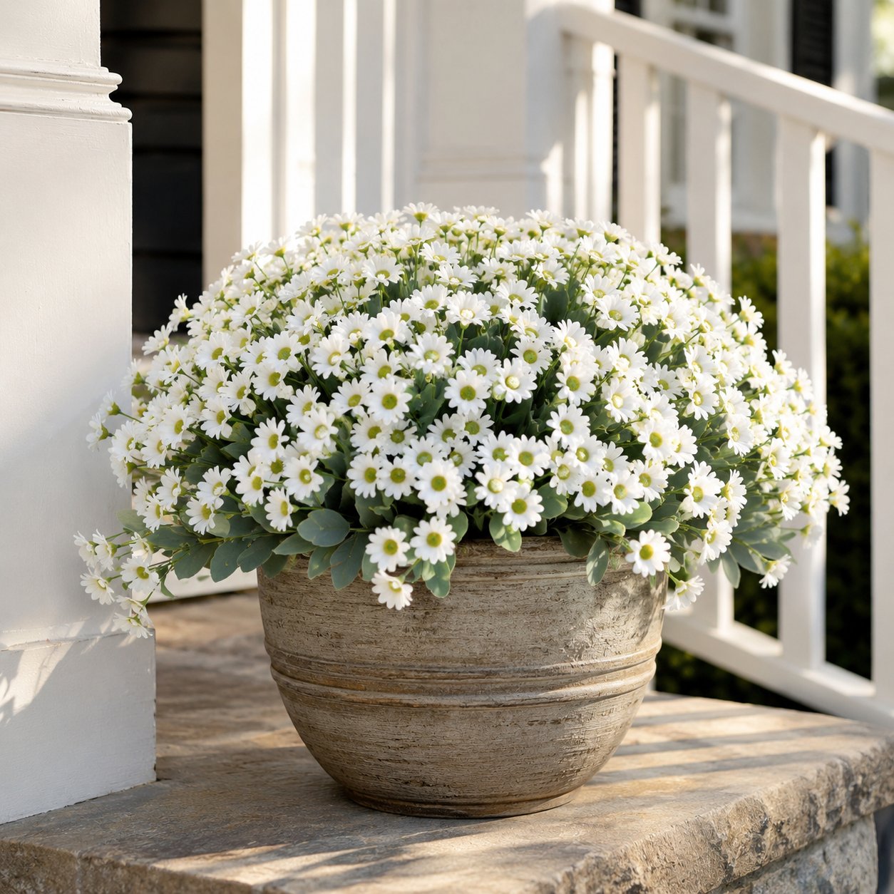 Outdoor Faux Mum Flower Bundles