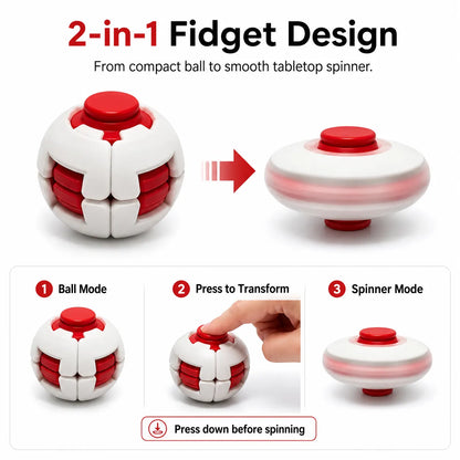 3D-Printed Push-and-Spin Stress Relief Ball
