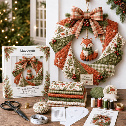 Christmas Fabric Wreath DIY Kit – A Keepsake You’ll Hang with Pride Year After Year💫