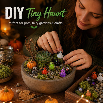 👻Mini Spooky Night Figures – Tiny Glowing Accents for Halloween🕷️✨