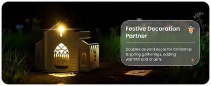 🔥Last Day 49% OFF-✝️Church-Shaped Metal Solar Bird Feeder(✨Same as in the video)