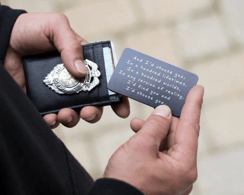 Last Day 69% OFF - ✍️Metal Engraved Card - Message of Love💞