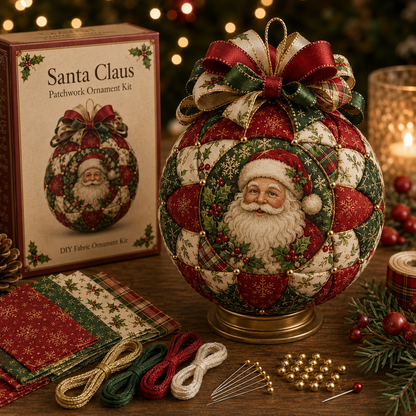 🥰Vintage Christmas Patchwork Ornament DIY Kit