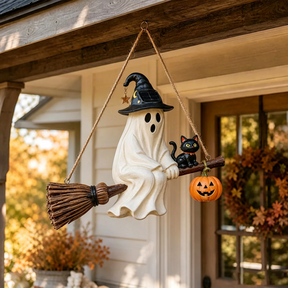 👻💀 Hanging ghost lamp | Eye-Catching Halloween Door Decoration