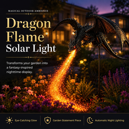 2027 Fellime®Dragon’s Ember Solar Garden Decor