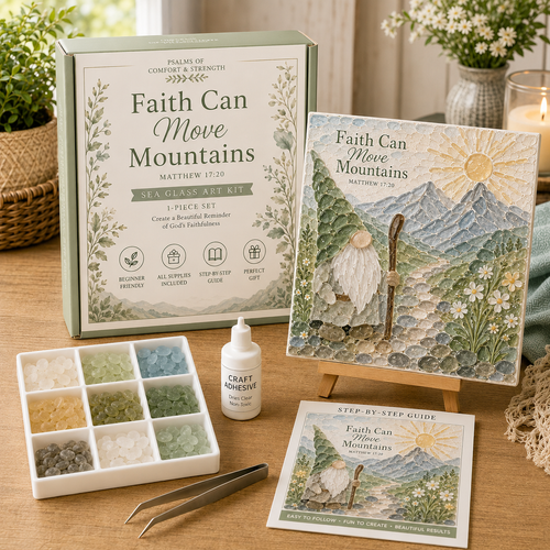 Faithful Gnomes Sea Glass Art Kit