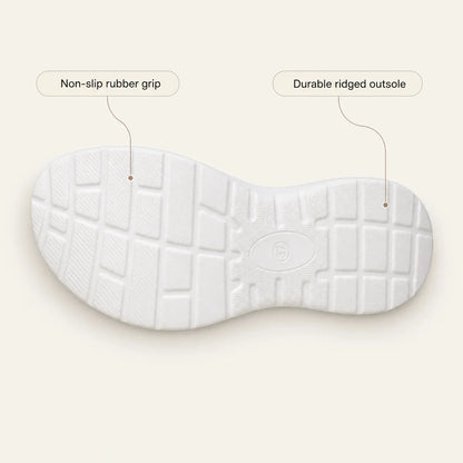 Aurelle – Knit Platform Sandals with Cushioned Sole and Slingback