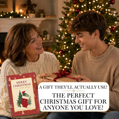 🎁🎅🏼Christmas Gift Card Memory Book – 14 Festive Pages, Built to Last