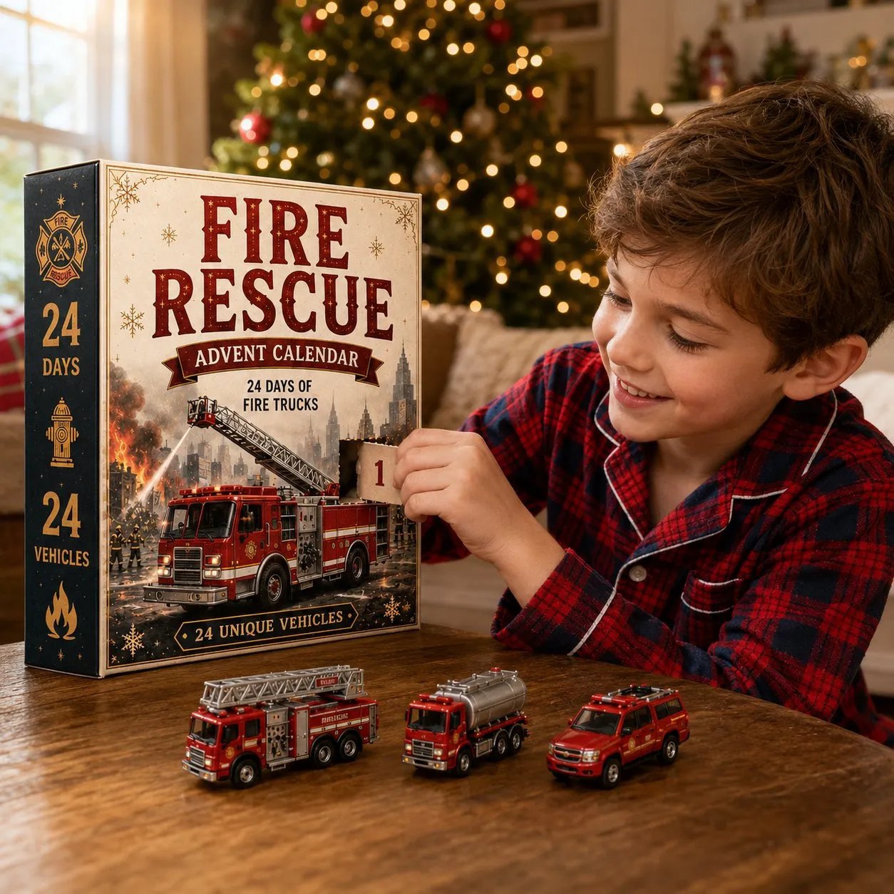 🚒Build the Fleet Collection 24-Day Vehicle Advent Calendar Series | ✨A New Adventure Every Morning