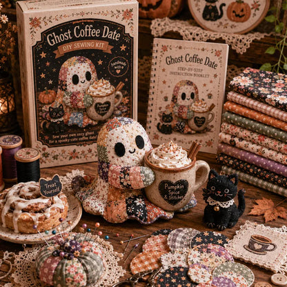 🔥40% Off Last Day - 👻 Little Ghost’s Cozy Halloween DIY Patchwork Kit