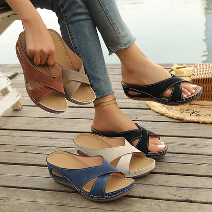 Women's Thick Sole Platform Slippers – Light & Airy Comfort
