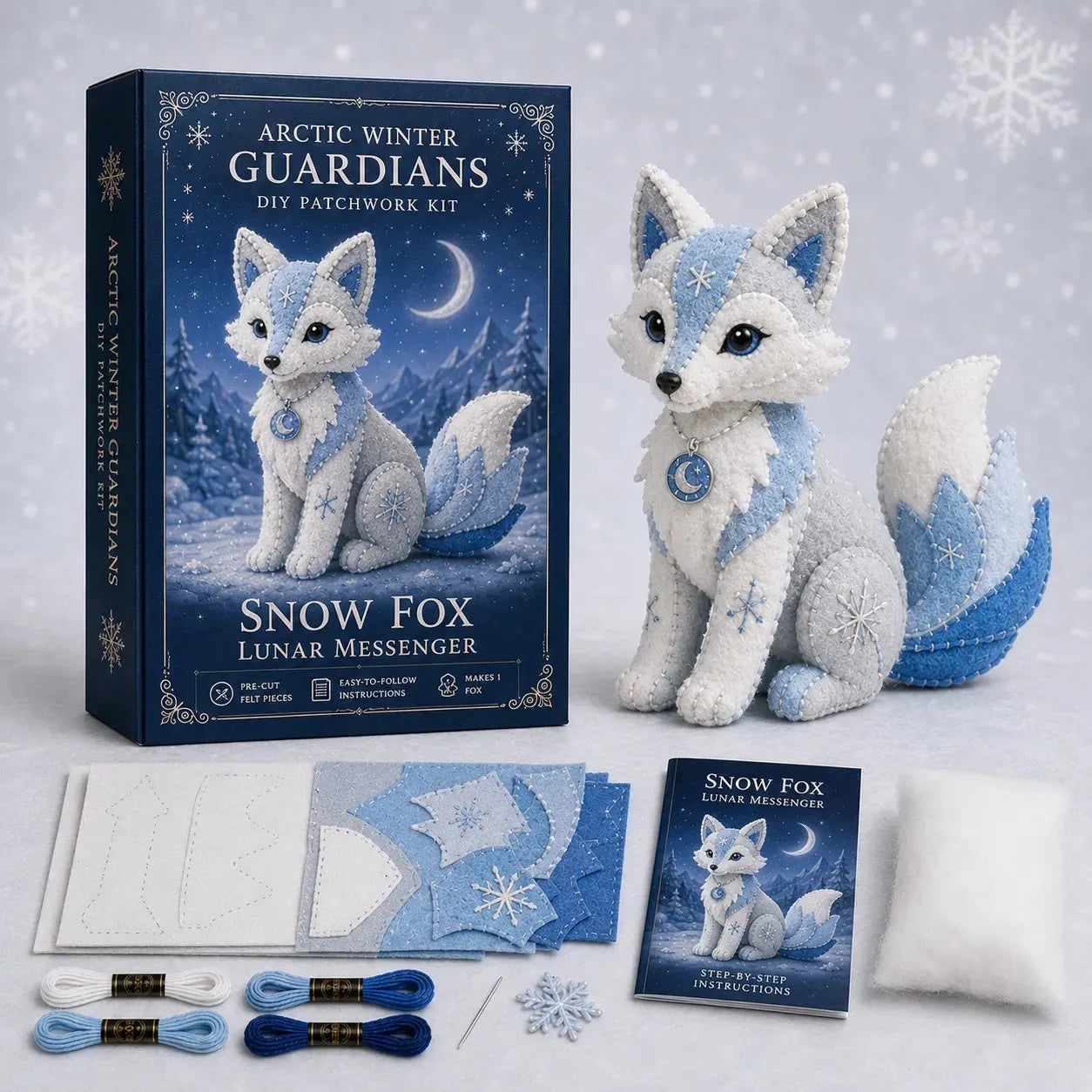 🔥LAST DAY 50% OFF - ❄️Arctic Winter Guardians DIY Patchwork Kit✨