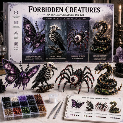 Enchanted 3D Beaded Animal DIY Family Craft Kit