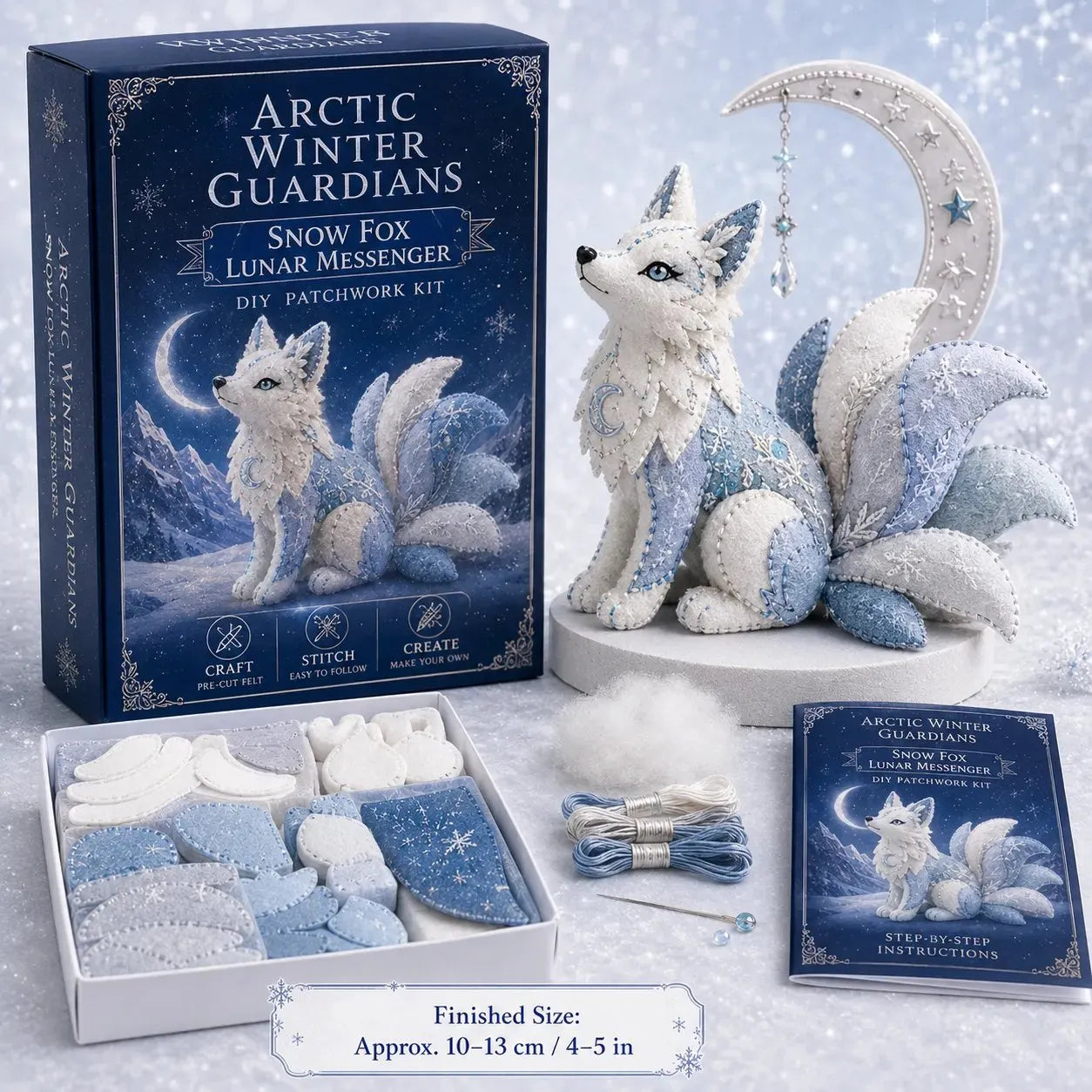 🔥LAST DAY 50% OFF - ❄️Arctic Winter Guardians DIY Patchwork Kit✨