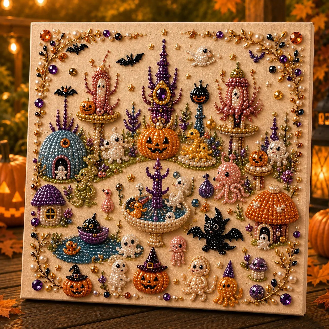 🔥Last Day 49% OFF - 🎃Halloween Theme Pearl Art DIY Kit 👻 Buy 2 Get Free Shipping📦