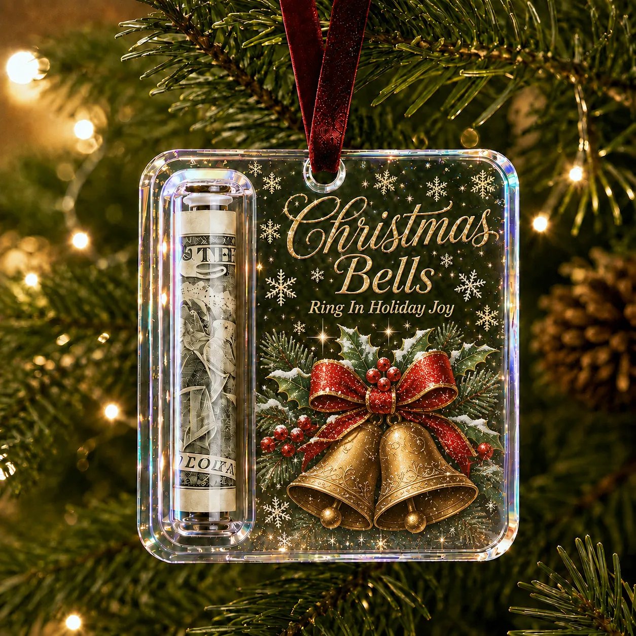 🔥Last Day 49% OFF - ✨🎄Festive Cash Pocket Ornament – A Playful Way to Gift Money